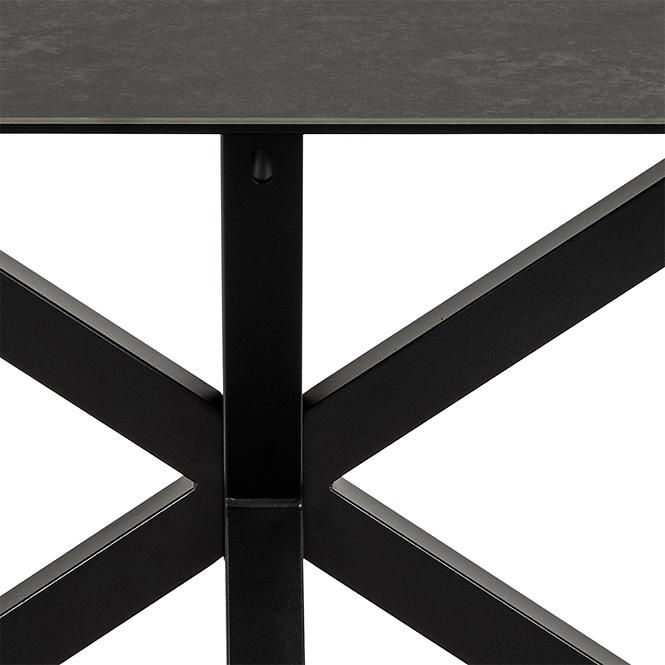 Stôl Kobi Čierna Ceramika 160x90