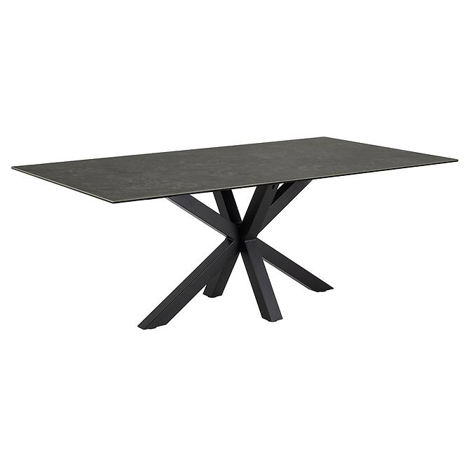 Stôl Kobi Čierna Ceramika 200x100