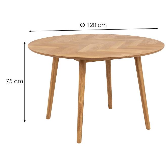 Stôl Nano Dub Okrúhly