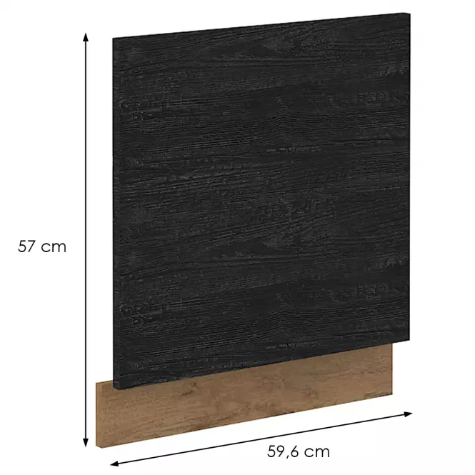 Dvierka na umývačku riadu Vigo Dark  570x596 mm