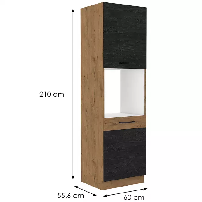 Kuchynská skrinka VIGO Dark 60DP-210 2F
