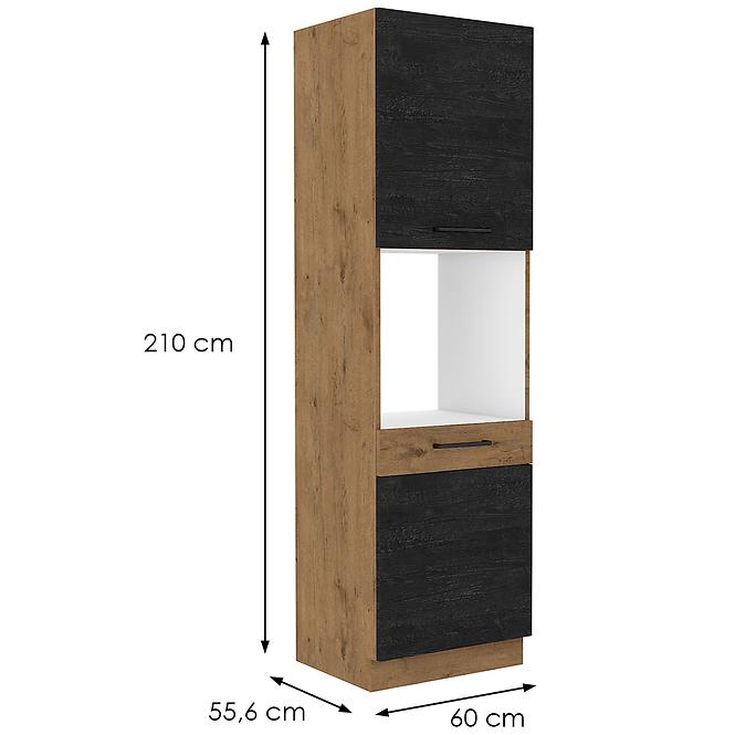 Kuchynská skrinka VIGO Dark 60DP-210 2F