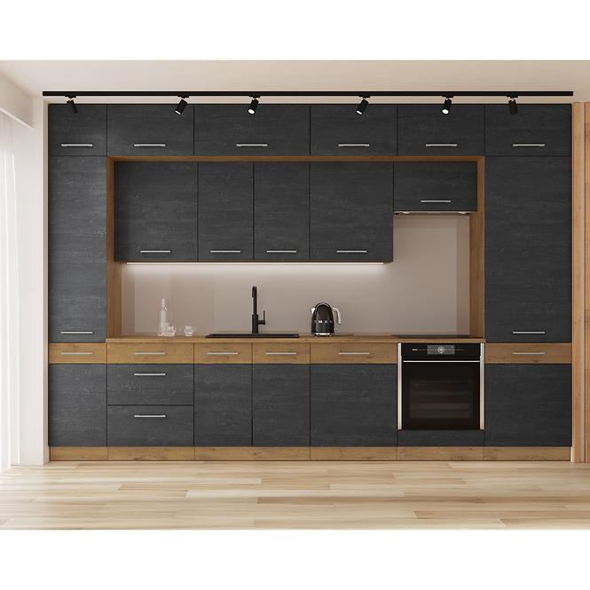 Kuchynská skrinka VIGO Dark 60 DP-145 1F MB