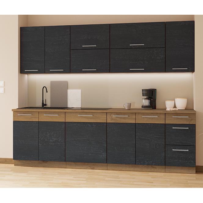 Kuchynská skrinka VIGO Dark 60 DP-145 1F MB
