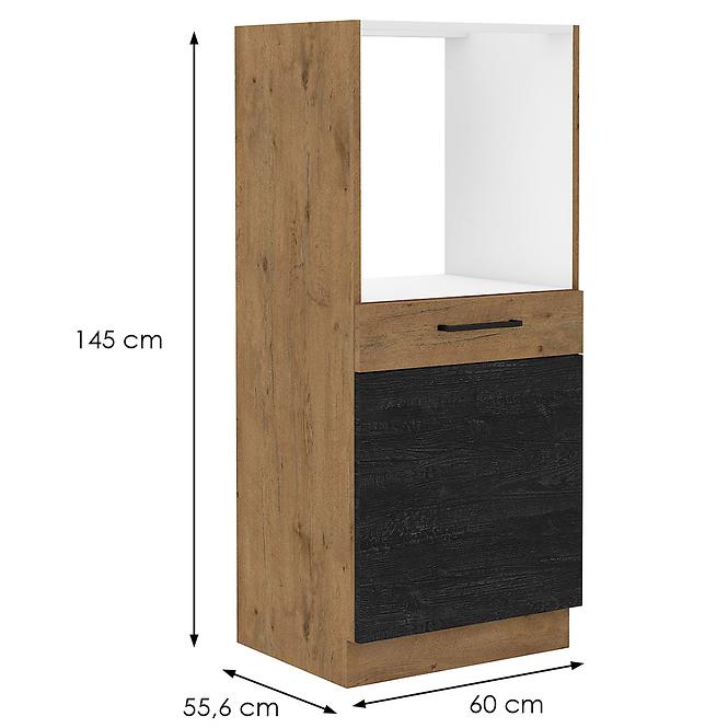 Kuchynská skrinka VIGO Dark 60 DP-145 1F MB