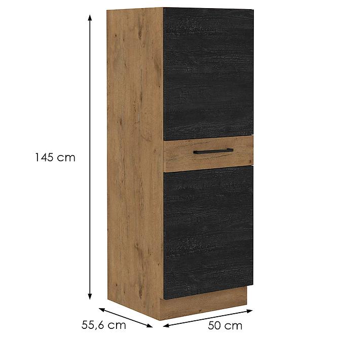Kuchynská skrinka VIGO Dark 50 DK-145 1F (3S) BB MB