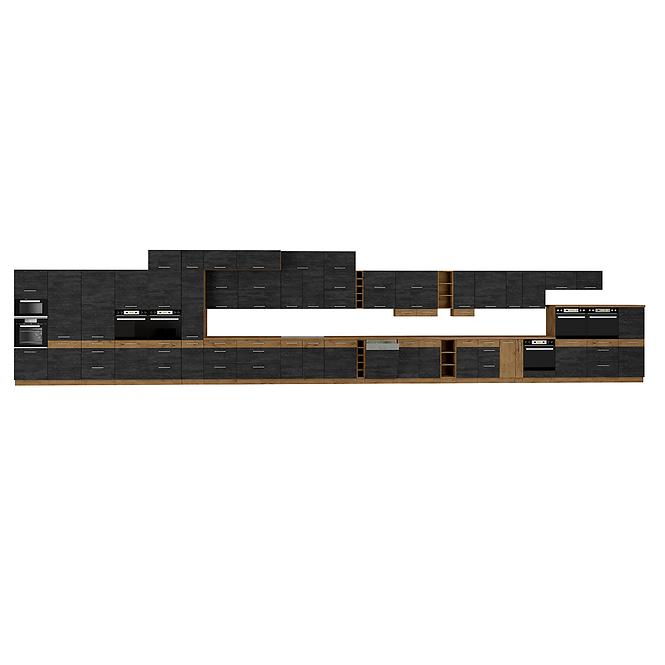 Kuchynská skrinka VIGO Dark 60DPM-210 2F