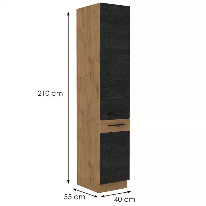 Kuchynská skrinka VIGO Dark 40DK-210 2F,2