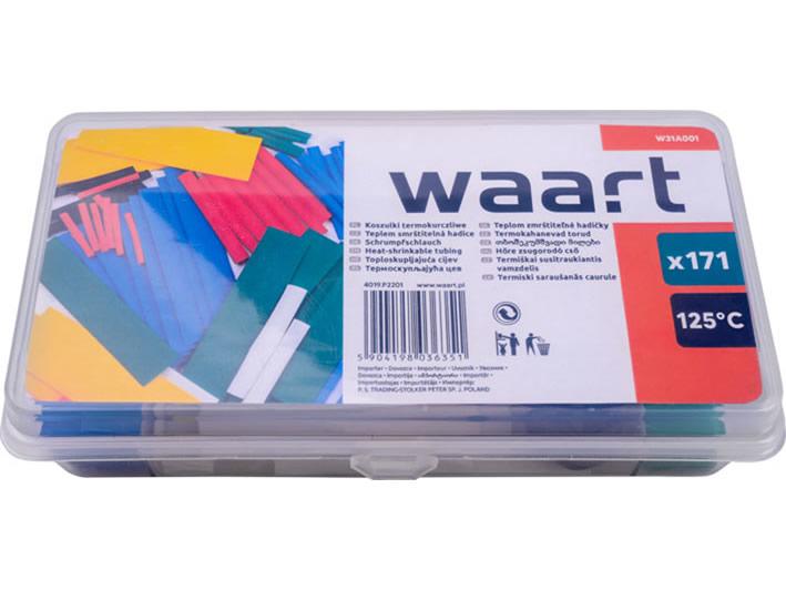Sada teplom zmršťovacích hadičiek vo farbe Waart 171 ks