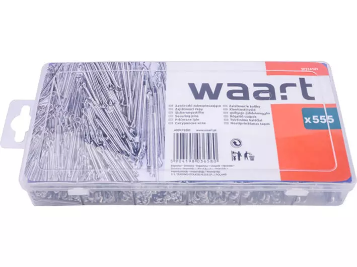Bezpečnostné závlačky  Waart 555 ks,3