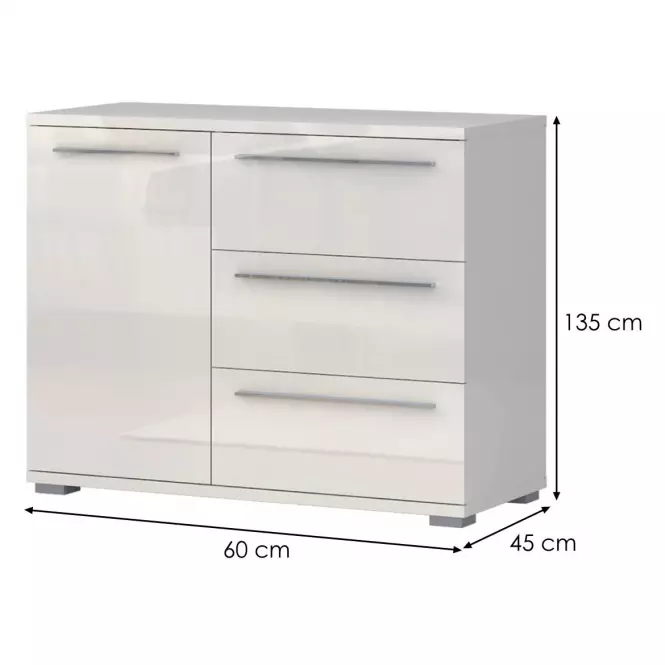 Komoda Piano 1D3S  K13/PN-71/KA/71 beige HG,2