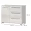 Komoda Piano 1D3S  K13/PN-71/KA/71 beige HG,2
