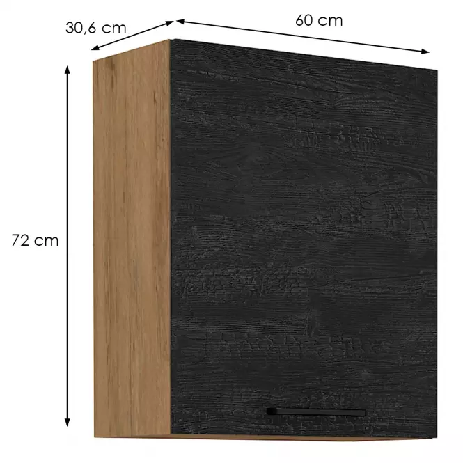 Skrinka do kuchyne Vigo dark 60G-72 1F