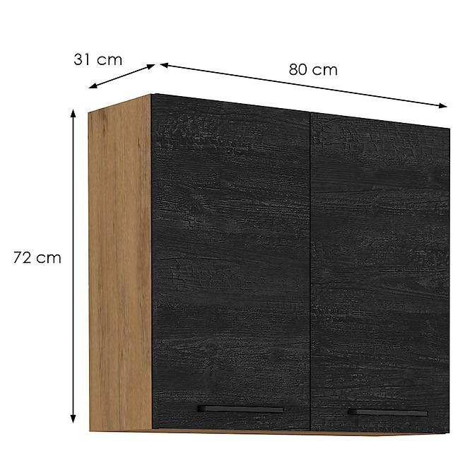 Skrinka do kuchyne Vigo dark 80G-72 2F
