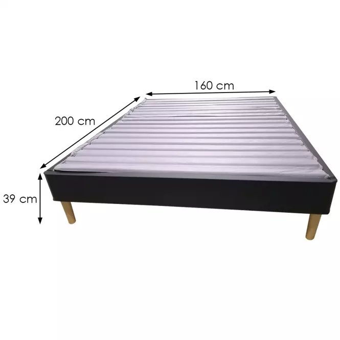 Posteľ Modal Lux 160x200 black