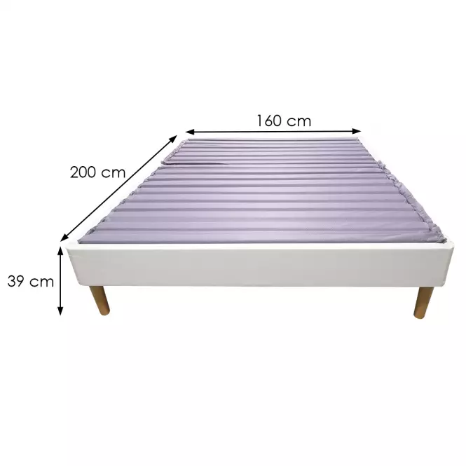 Posteľ Modal Lux 160x200 white,4
