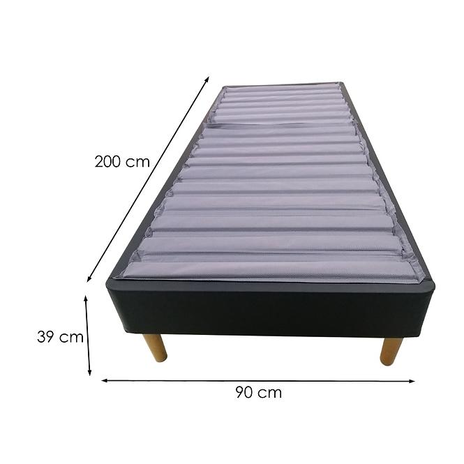 Posteľ Modal Lux 90x200 čierna
