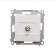 DASF1/11 Zásuvka pre satelitnú anténu biely