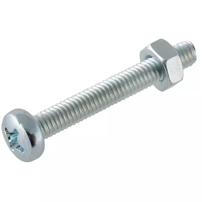 Skrutka s oblou hlavičkou pozink M5X30mm