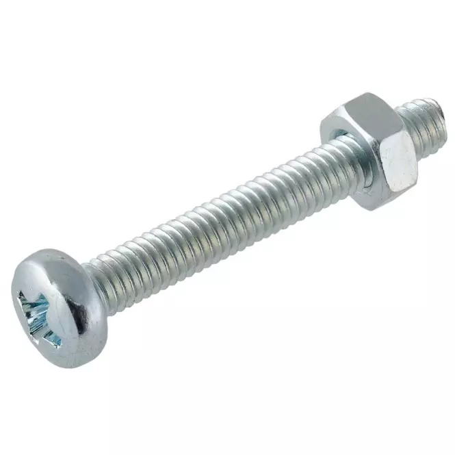 Skrutka s oblou hlavičkou pozink M4X25mm