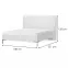 Posteľ Piano KR160V-70/KA crystal white,2