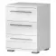 Nočný stolík PIANO NS3/PN-70/KA/70 crystal white