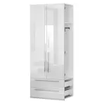 Rozšírenie ku skrini Piano DP22/PN-70/KA/70 crystal white