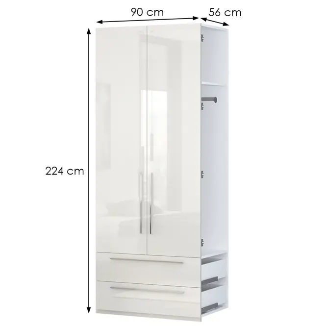 Rozšírenie ku skrini Piano DP22/PN-71/KA/71 beige HG,2