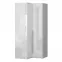Rohová skriňa Piano PUG/PN-70/KA/70 crystal white