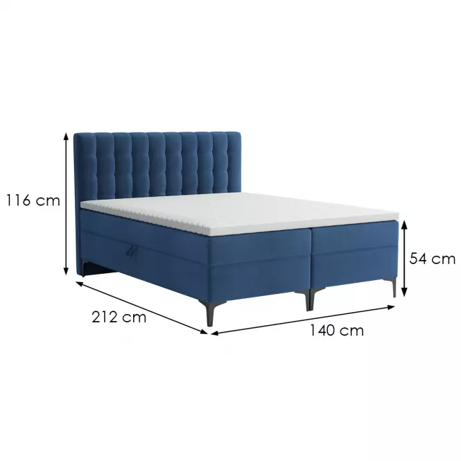 Posteľ Arles Box Spring 140x200 Manila 26,3