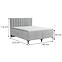 Posteľ Arles Box Spring 160x200 Monolith 84,4