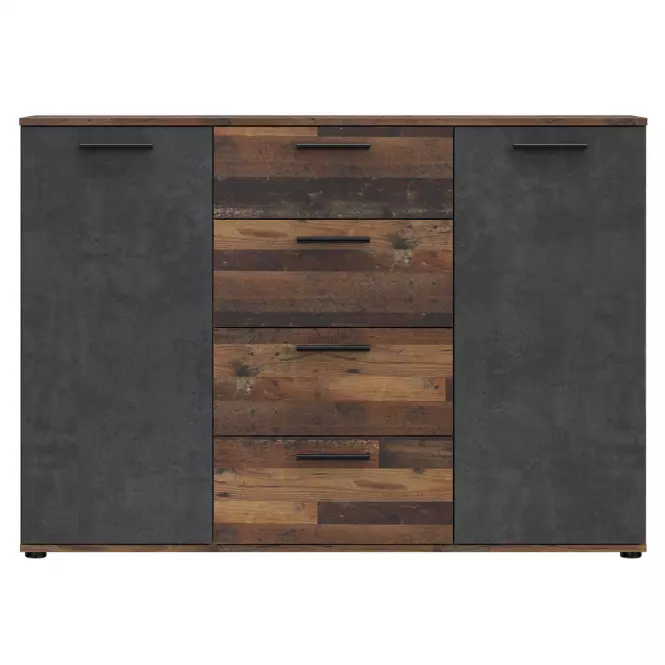 Komoda Oldheaven old wood/beton,3