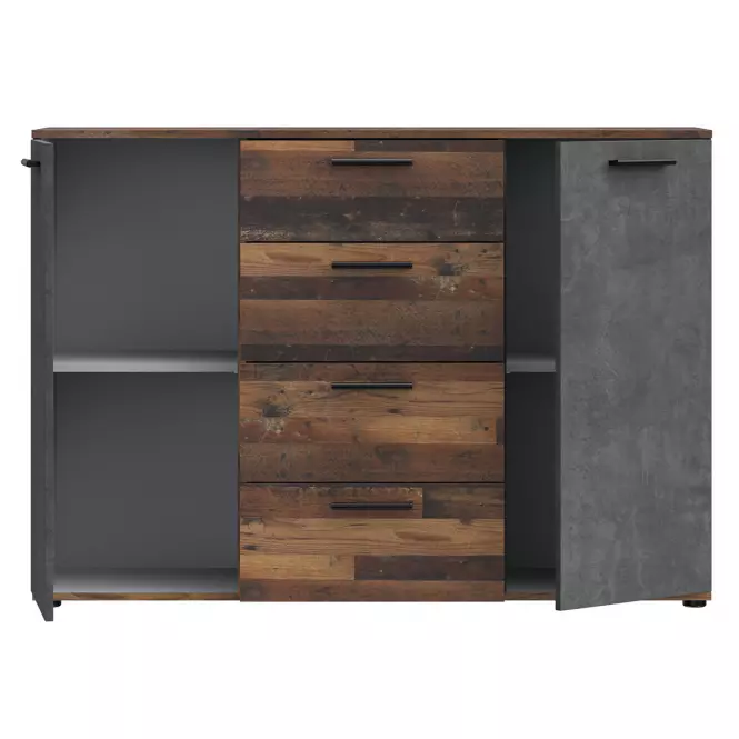 Komoda Oldheaven old wood/beton