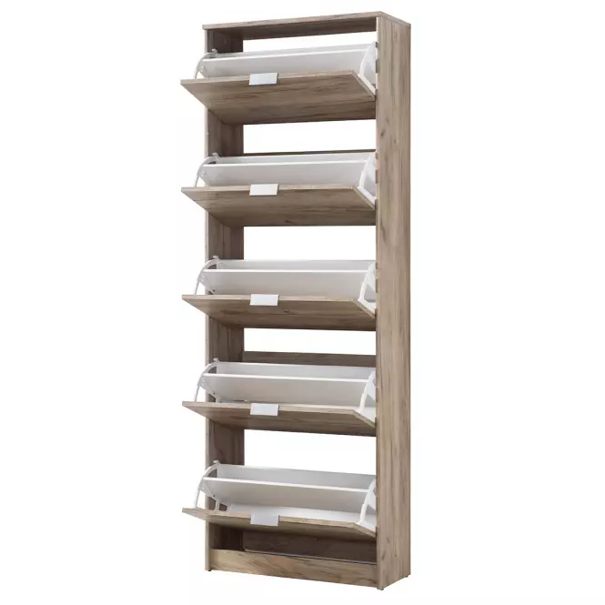 Skrinka Na Topánky Hugo 25 Šedá Dub 11008545,6