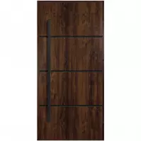 Dvere vchodové Fobos 90P ořech