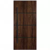 Dvere vchodové Fobos 90L ořech