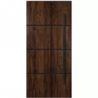 Dvere vchodové Fobos 90P ořech