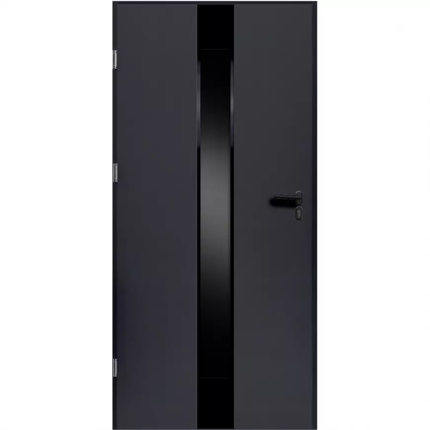 Dvere vchodové Flora S68 90L Antracit