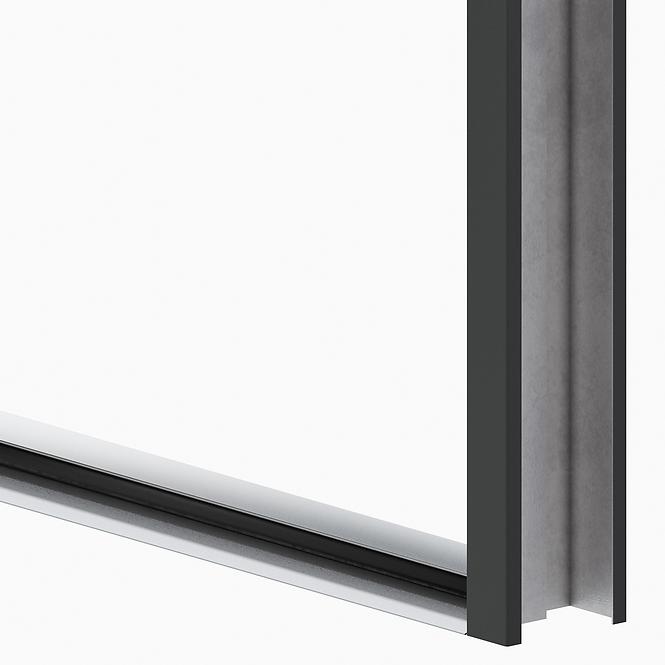 Dvere vchodové Artemida P55 90L Antracit