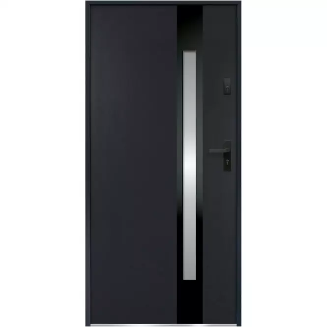 Dvere vchodové Temida S68 90L Antracit