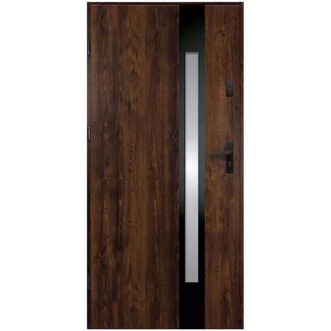 Dvere vchodové Temida S68 90L ořech