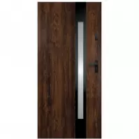Dvere vchodové Temida S68 90P ořech