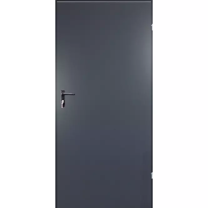 Dvere technické T43 90 Antracit