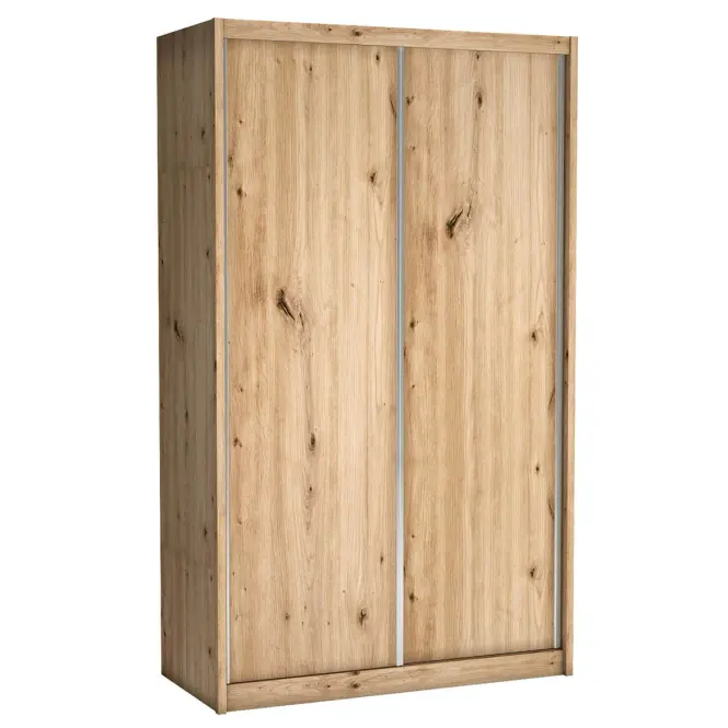 Skriňa s posuvnými dverami Karol 143 cm – artisan, dvojdverová
