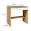Písací stôl Mini dub craft zlatá/biela,2