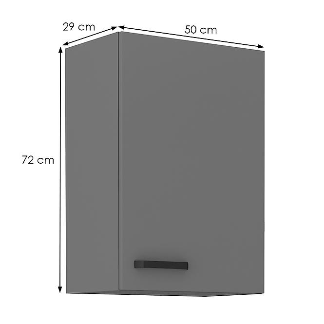Kuchynská skrinka NESSA antracitová 50g-72 1f,2