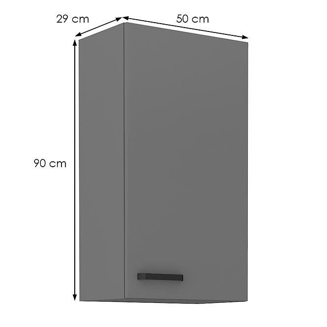 Kuchynská skrinka NESSA antracitová 50g-90 1f,2