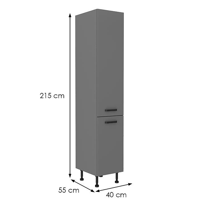 Kuchynská skrinka NESSA antracitová 40dk-215 2f
