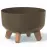 Kvetináč Gracia Eco Wood Standard 400 - káva eco