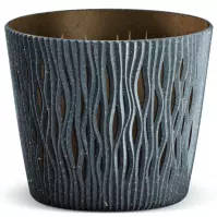 Kvetináč Sandy okrúhly 160 – antracit Eco